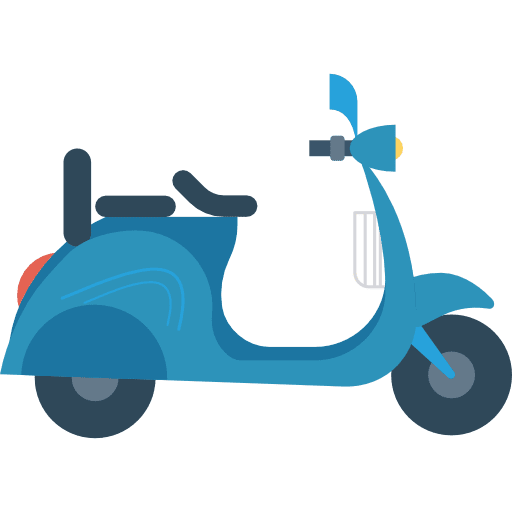 Scooter vespa motorbike scooter icon