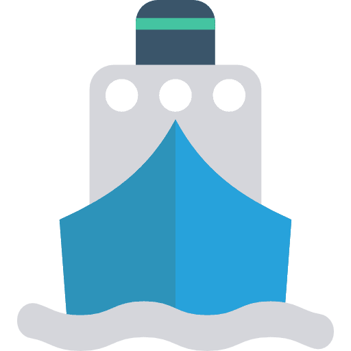 Ship transportation boat ships icon
