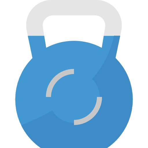 Kettlebell sports sports and competition kettlebell icon