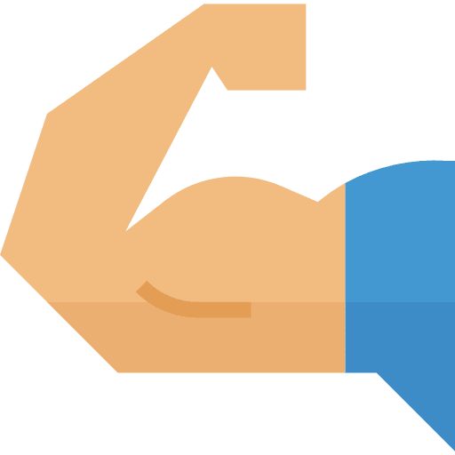 Strong flex strong medical icon