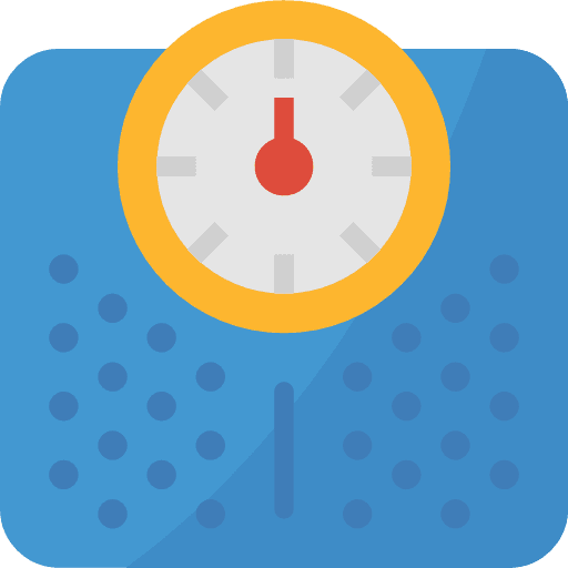Weight weighing scale healthcare and medical icon