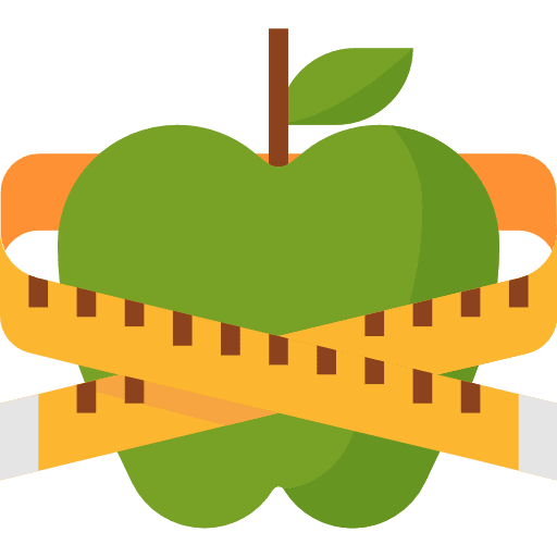 Healthy vegetarian organic food icon