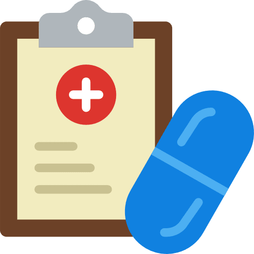 Medical history health health report health clinic icon
