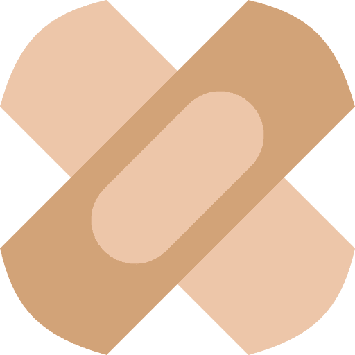 Band aid wound health care hospital icon