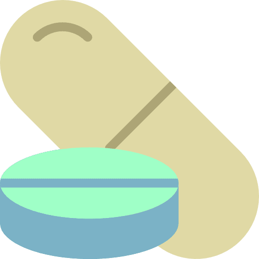 Medicine healthcare and medical tablet pharmacy icon