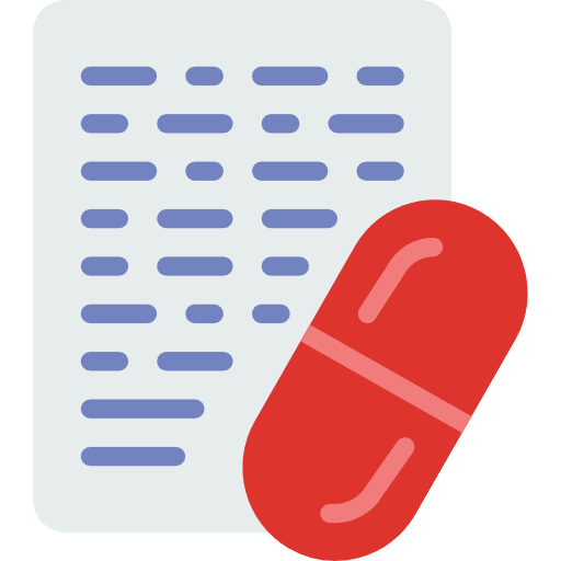 Prescription medical prescription prescribe icon