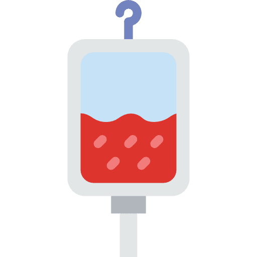 Blood transfusion medical healthcare and medical surgery icon