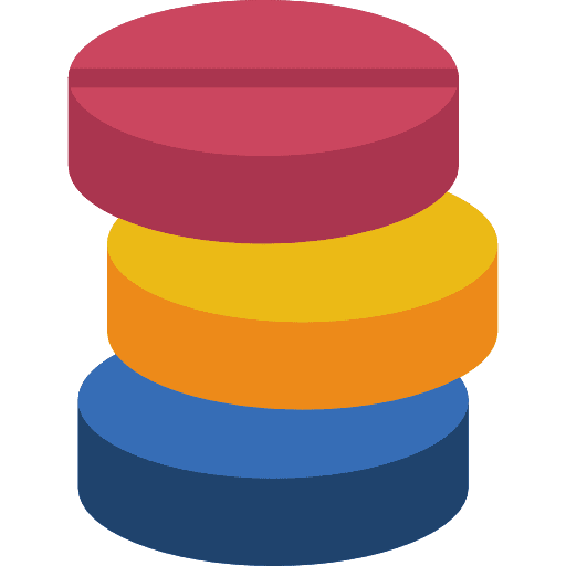 Medicine drugs medical tablet icon