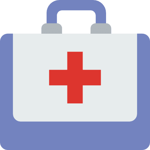 First aid kit doctor healthcare and medical health care icon