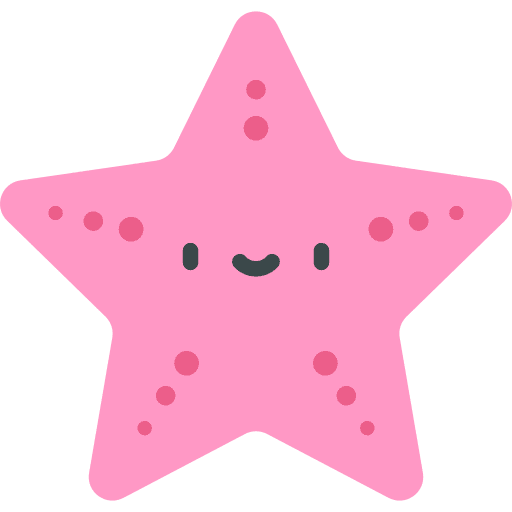 Starfish aquatic aquarium sea life icon