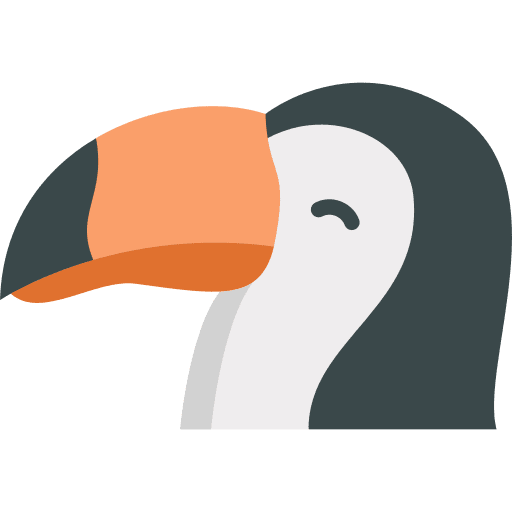Toucan beak animal nature icon