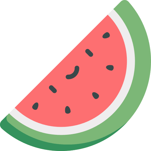 Watermelon vegetarian watermelon food and restaurant icon