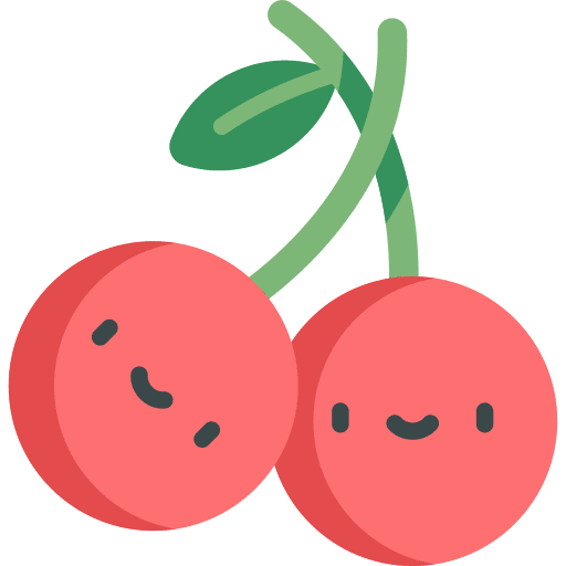 Cherries cherries organic cherry icon