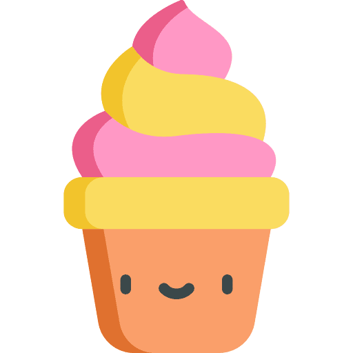Ice cream sweet dessert summer icon
