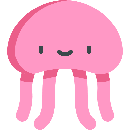 Jellyfish aquarium nature animals icon