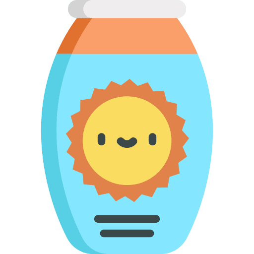 Sun cream sun cream healthcare and medical holidays icon