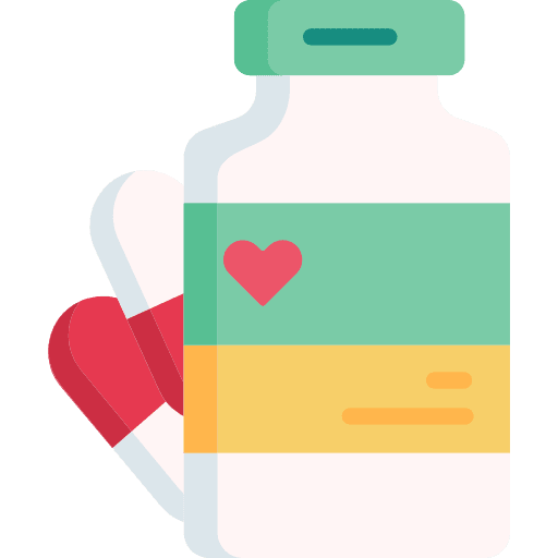 Cure love valentines day drugs icon