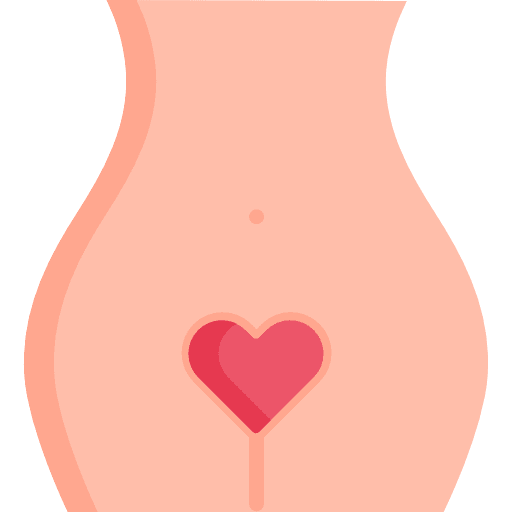 Hip wellness valentines day woman icon