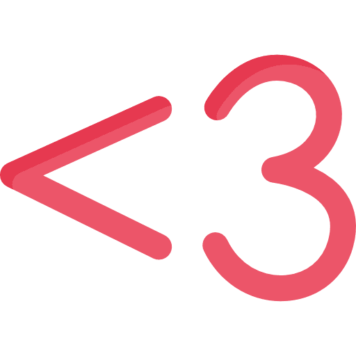 Love like interface love icon