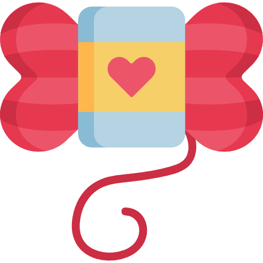 Skein yarn handcraft heart icon
