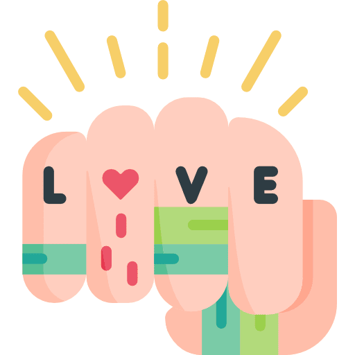 Tattoo lover valentines tattoo icon