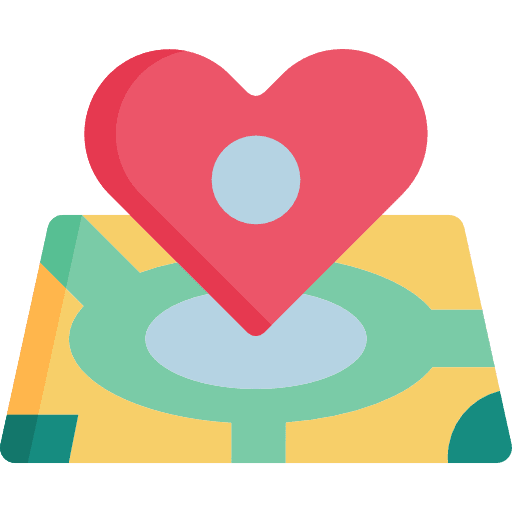 Placeholder gps pin wedding location icon
