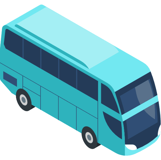 Bus vehicle school bus travel icon