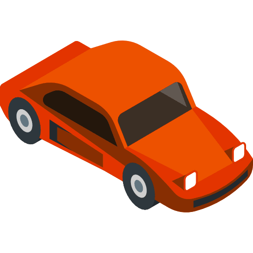 Car transportation automobile transport icon