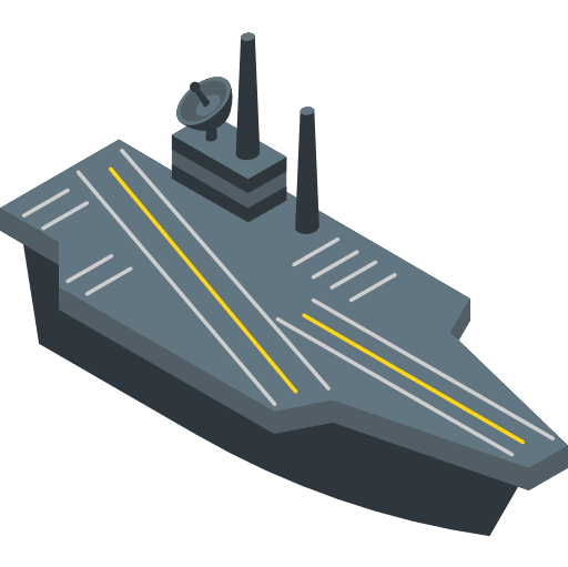 Aircraft carrier transportation warship aircraft carrier icon