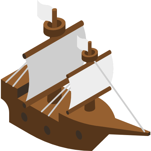 Boat vintage boat transportation icon