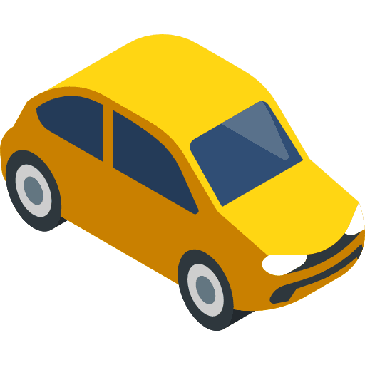 Hatchback vehicle car icons transport icon