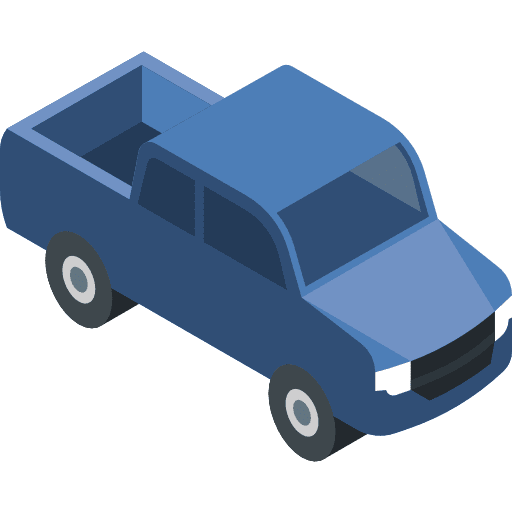Pickup truck transportation vehicle pickup truck icon