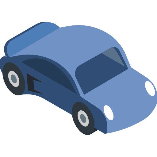 Sport car isometric car automobile icon