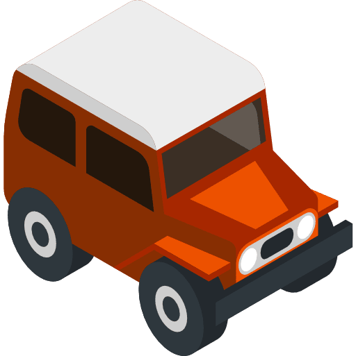 Off road vehicle transportation off road icon