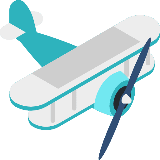 Small plane transport transportation small plane icon