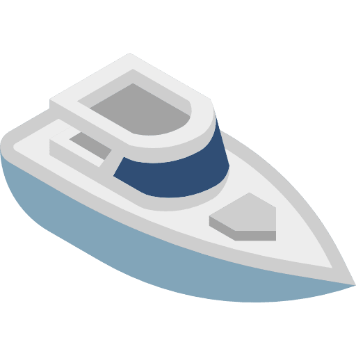 Yacht cruise shipping anchor icon