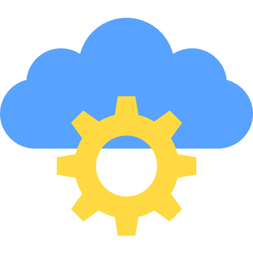 Cloud computing cloud storage server cloud computing icon