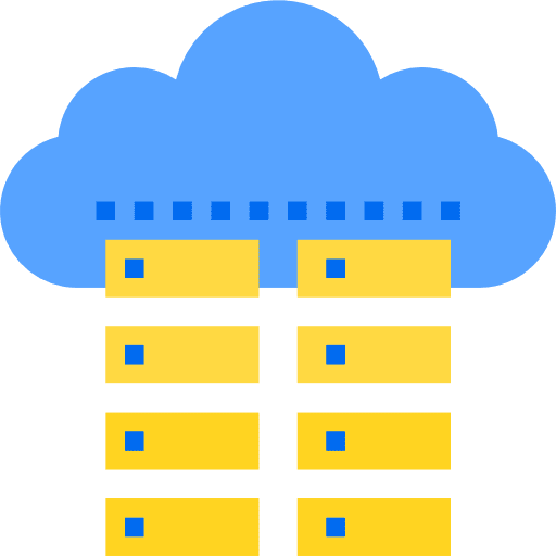 Cloud storage computer computing cloud ui icon