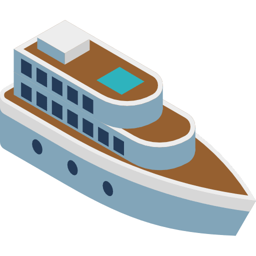 Ferry boat transport cruiser ferry boat icon