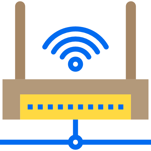 Wireless connection modem wifi signal internet icon