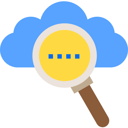 Search engine cloud computing interface multimedia option icon