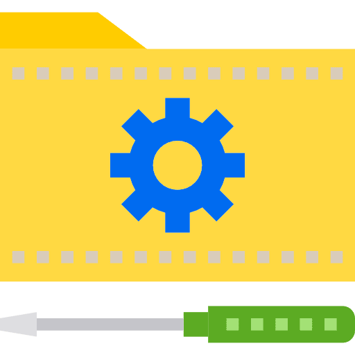 Tech service networking suitcase tech icon