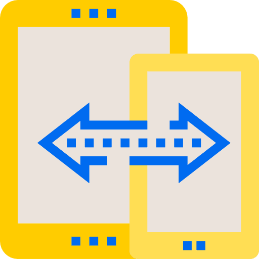 Transfer technology edit tools communications icon
