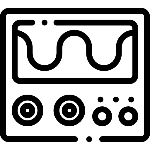 Waves analytics measurement wave icon