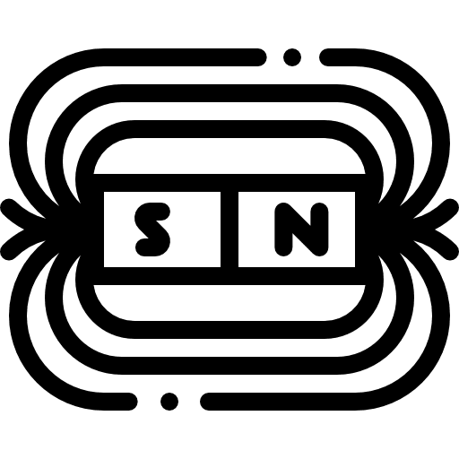 Magnetic science pole core icon