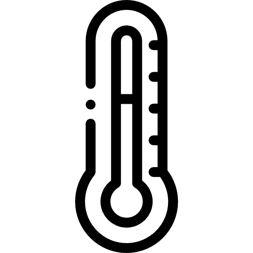 Temperature degrees weather fahrenheit icon