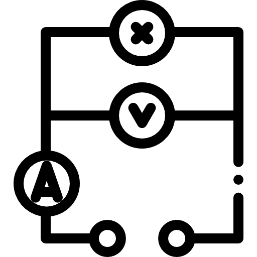 Circuit electronics electricity city icon