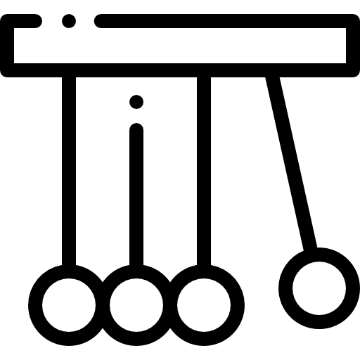 Pendulum mechanics education physics icon
