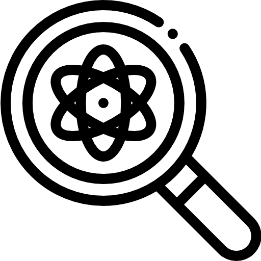 Research research molecule physics icon