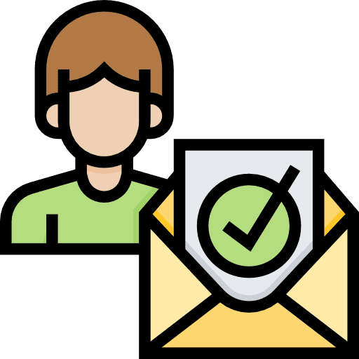 Appointment communications user letter icon